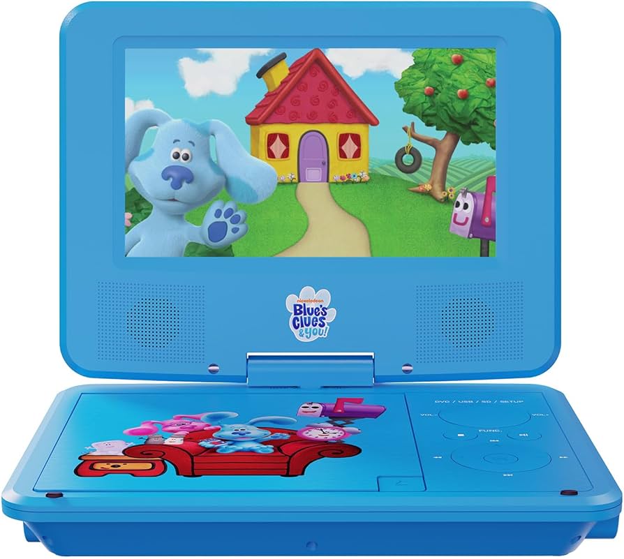 Blue's Clues & You! 7'' Portable DVD Player for Kids with